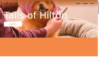 Tails of Hilton Pet Grooming website