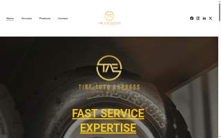 Tire Auto Express website