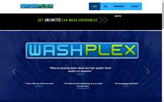 Washplex Express Car Wash website