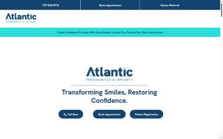 Atlantic Periodontics & Implants website