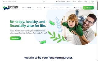 BayPort Credit Union of Norfolk website