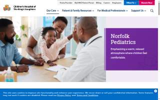 CHKD Norfolk Pediatrics website