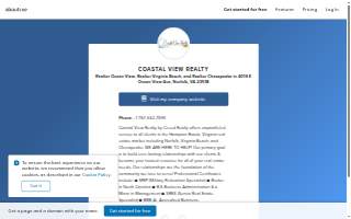 Coastal View Realty by Creed website