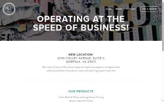 Colley Avenue Copies & Graphics website