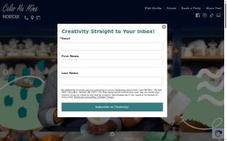 Color Me Mine website