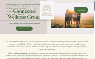Connected Wellness Group: Mental Health Counseling and Wellness website