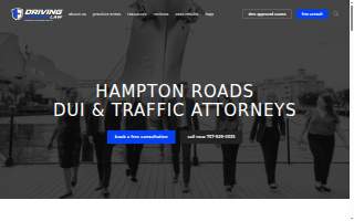 Driving Defense Law website