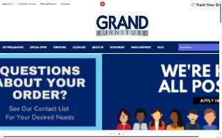 Grand Furniture Outlet website