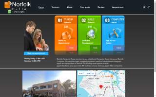 Norfolk Computer Fix website