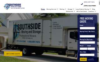 Southside Moving and Storage of Norfolk website