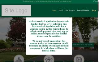 Adams-Green Funeral Home & Crematory of Oakton website