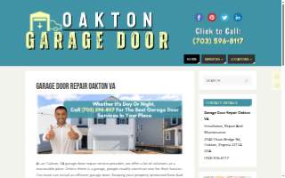 CJ Garage Door Repair Inc website