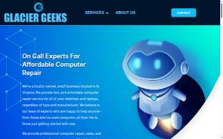 Glacier Computer Geeks, LLC of Oakton website