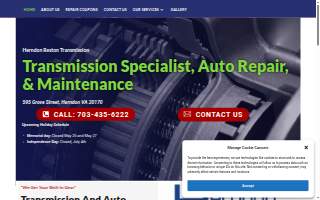 Herndon Reston Transmission website