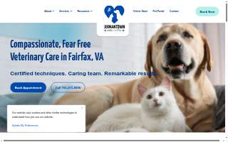 Jermantown Animal Hospital of Oakton website