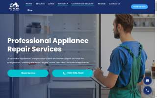 Nova Fix Appliance website