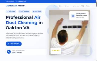 Oakton Air Fresh website