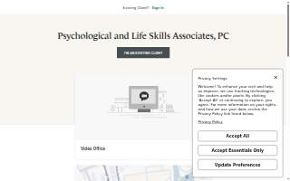 Psychological and Life Skills Associates website