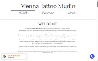 Vienna Tattoo Studio of Oakton website