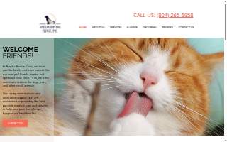 Amelia Bovine Clinic website