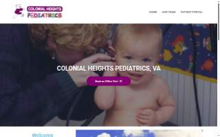 Colonial Heights Pediatrics website