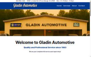 Gladin Automotive website