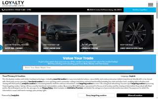 Loyalty Used Car Super Center website