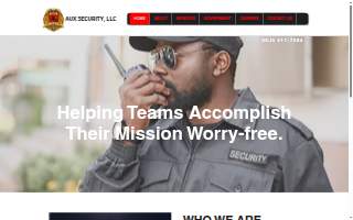 Aux Security, LLC website