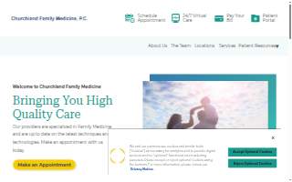 Churchland Family Medicine website