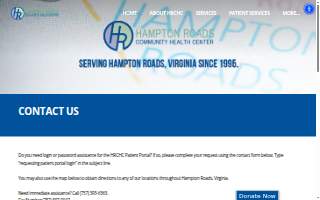 Hampton Roads Community Health Center website