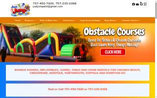 Just Jump Alot - Event Rentals of Portsmouth website