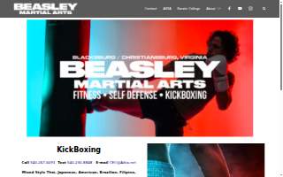 Beasley Martial Arts and Fitness website