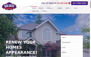 Goliath Softwash, LLC website