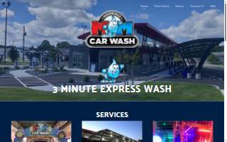 Motor Mile Car Wash website