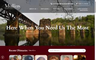 Mullins Funeral Home website