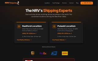 NRVShipping website