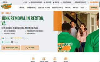College Hunks Hauling Junk and Moving Reston website