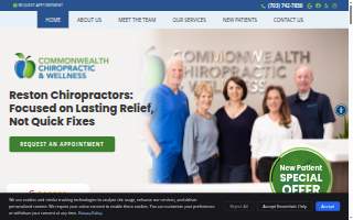 Commonwealth Chiropractic Center of Reston PC website