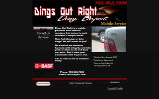 Dings Out Right website