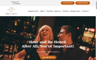 Doci Audiology of Reston website