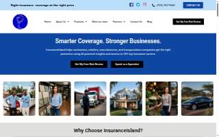 Insuranceisland of Reston website