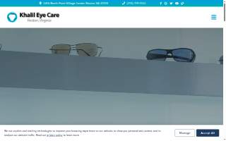 Khalil Eye Care website