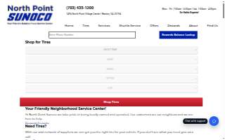 North Point Sunoco website
