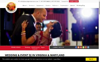 Planet DJ Productions of Reston website