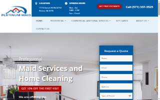 Platinum Maid website