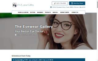 The Eyewear Gallery website