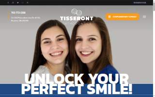 Tisseront Orthodontics website