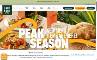 True Food Kitchen of Reston website