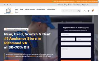Appliance Worlds RVA - New & Used Appliances Highland Springs of Richmond website