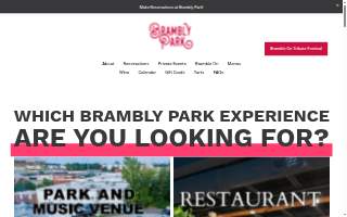 Brambly Park website